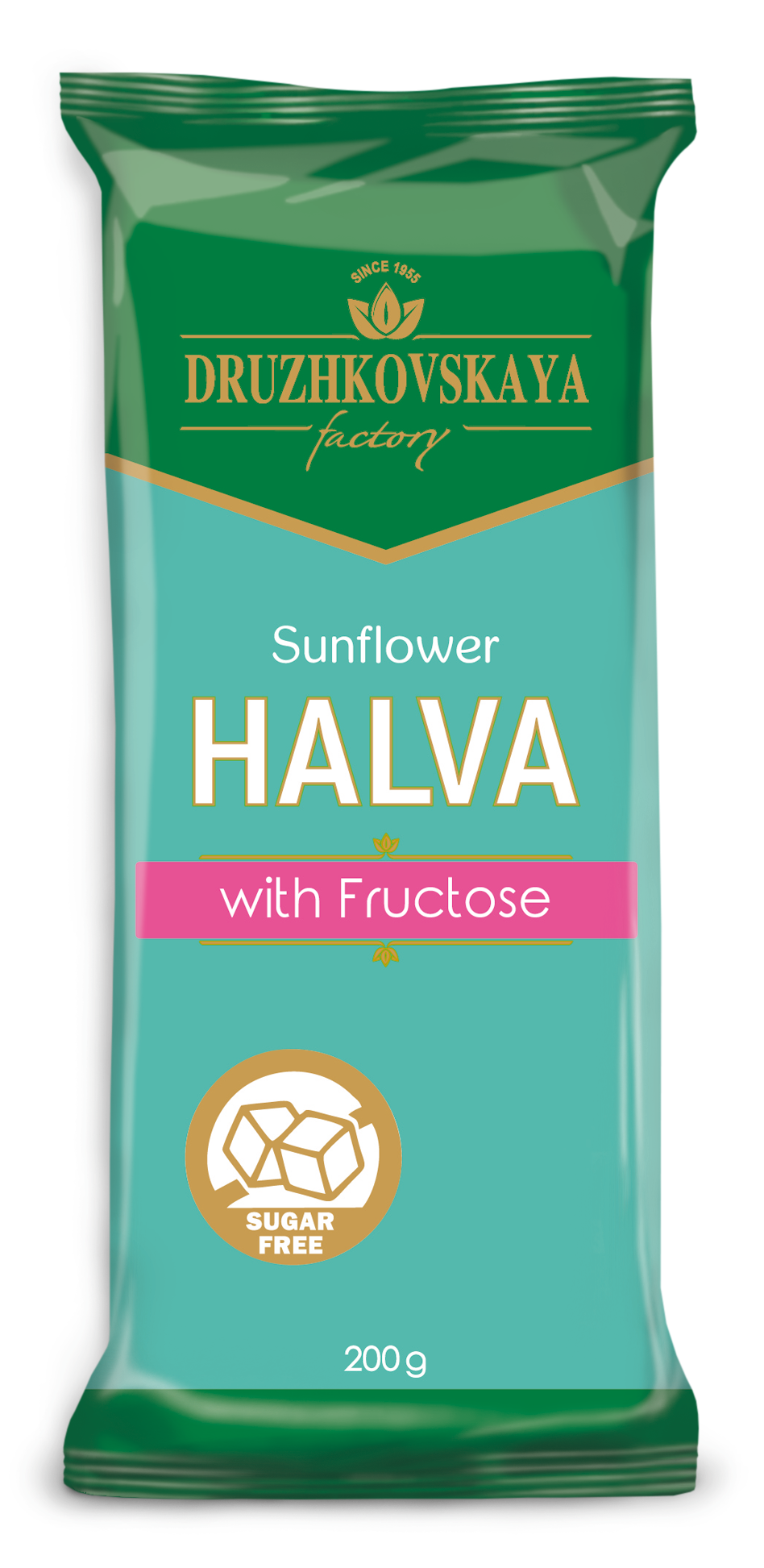 Sunflower Halva on Fructose (sugar free) Packed in Flow-pack, 200 g