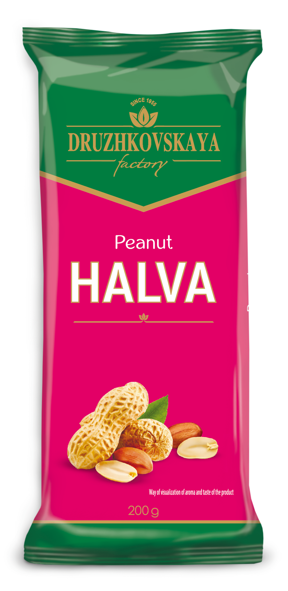 Peanut Halva Packed in Flow-pack, 200 g