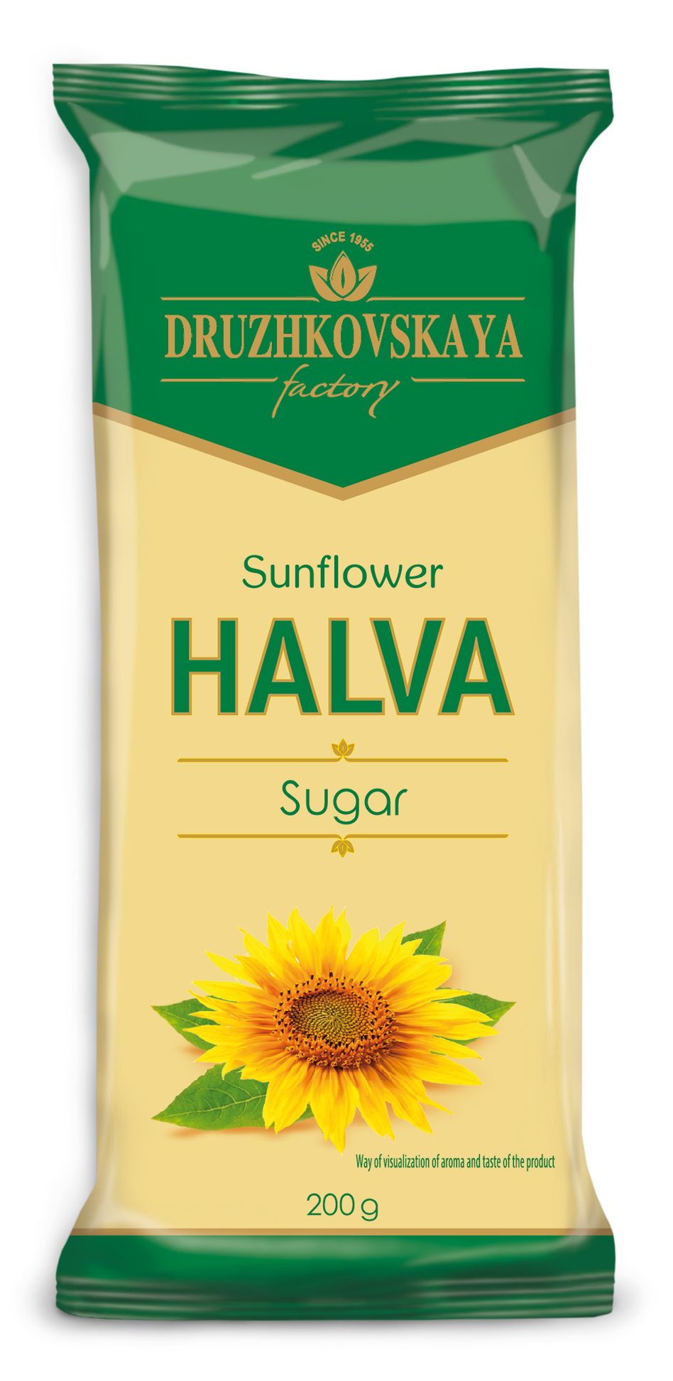 Sunflower Halva Packed in Flow-pack, 200 g
