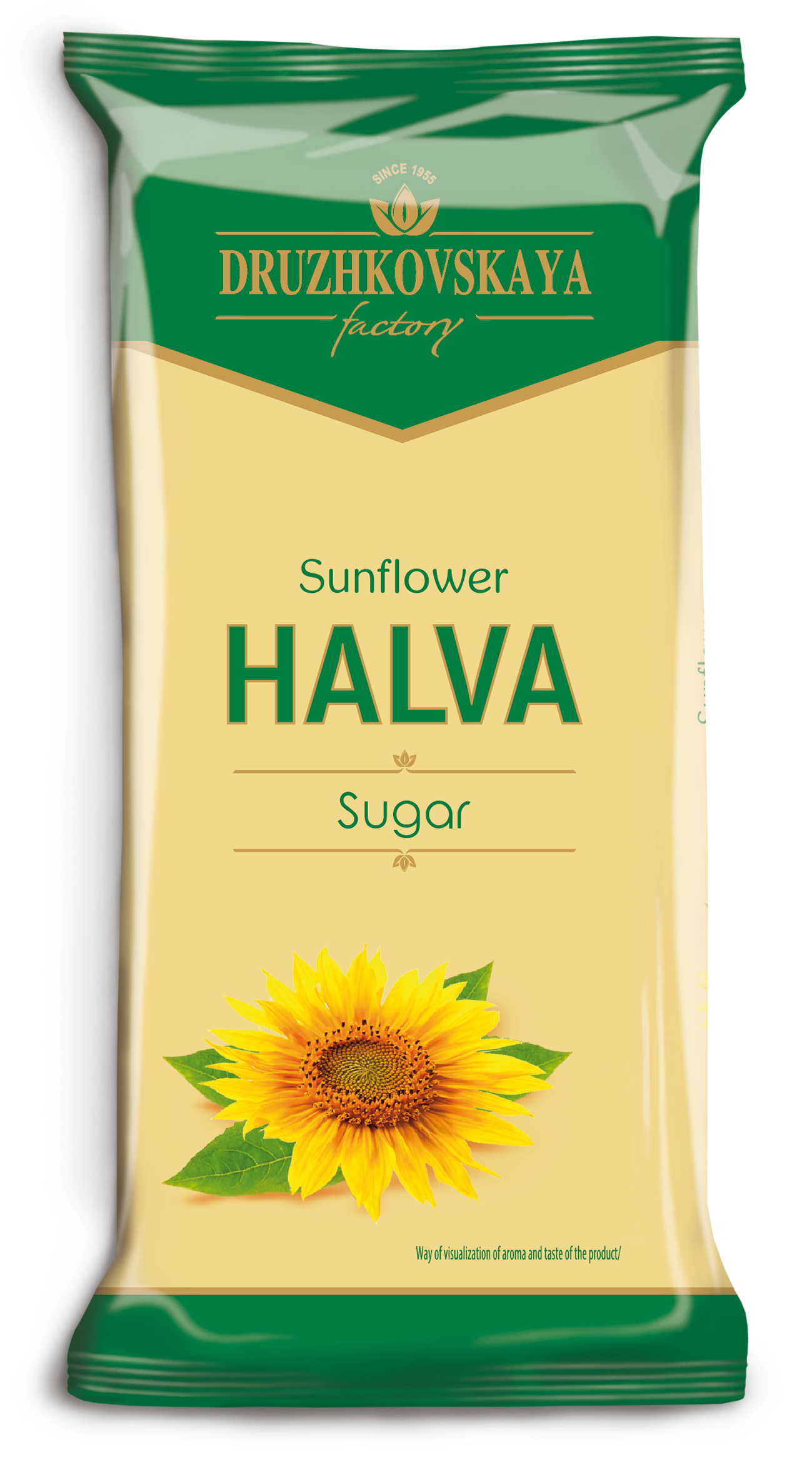 Halva Sunflower Sugar Packed in Flow-pack, 350 g