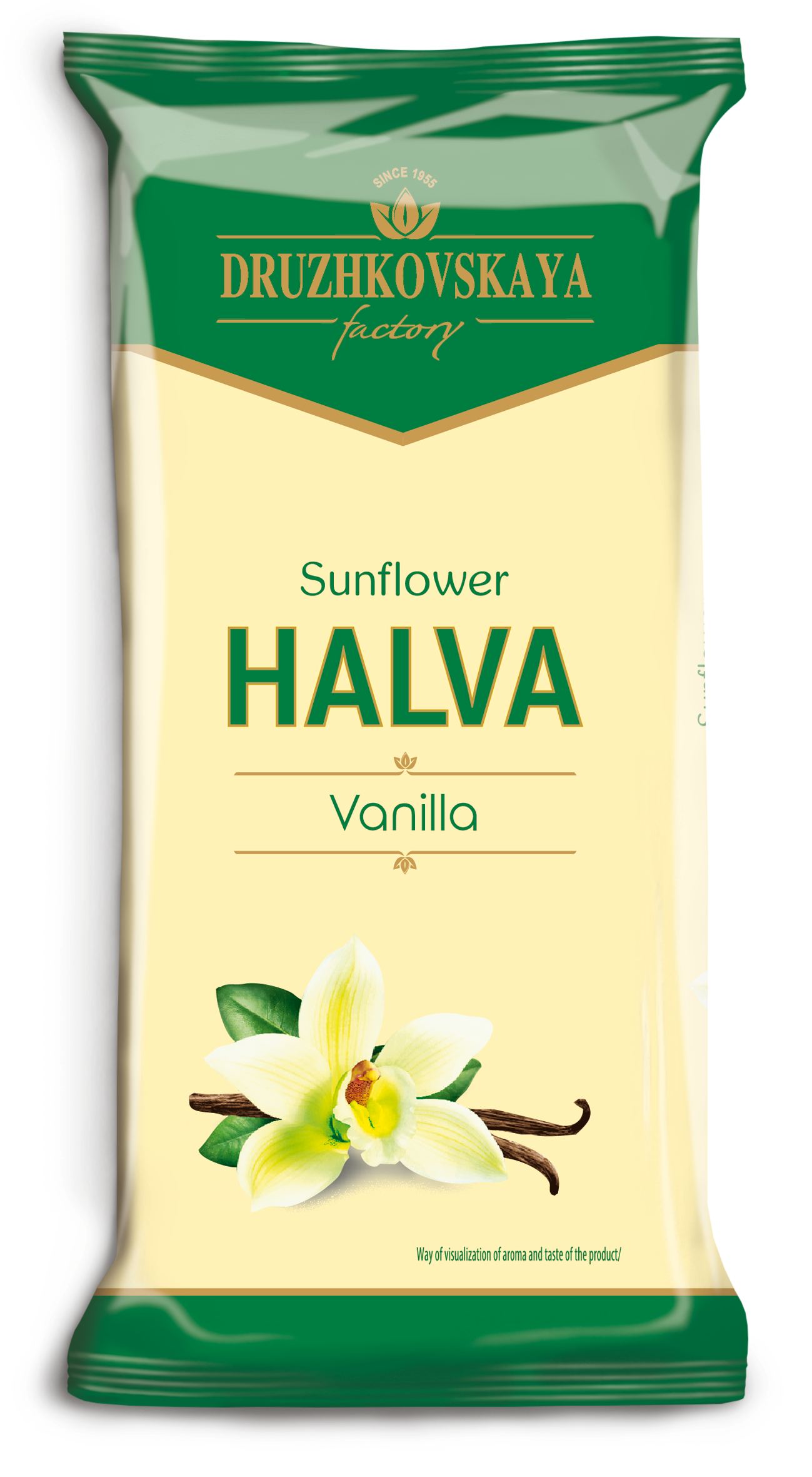Sunflower Halva Vanilla Packed in Flow-pack, 350 g