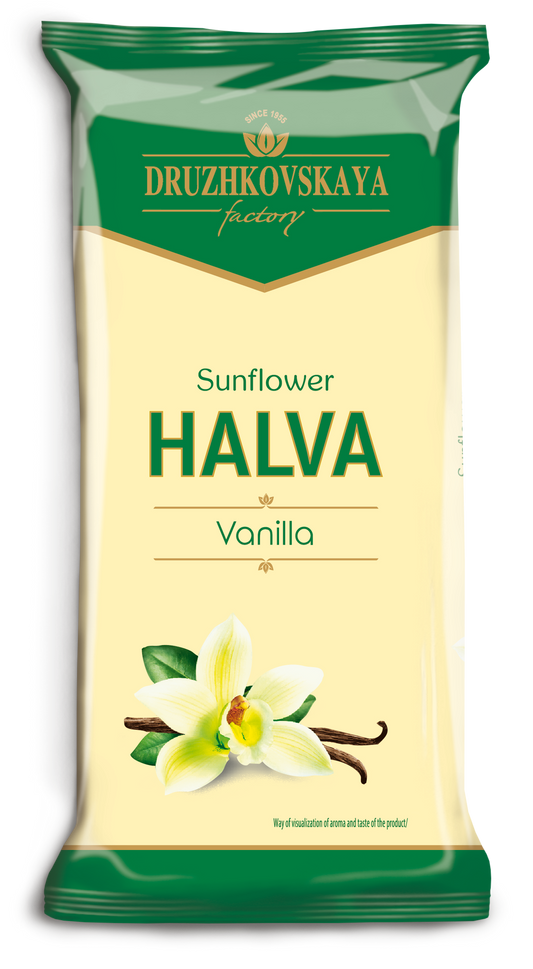 Sunflower Halva Vanilla Packed in Flow-pack, 350 g
