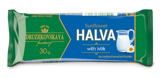 Sunflower Halva Bars with Powdered Milk  30 g