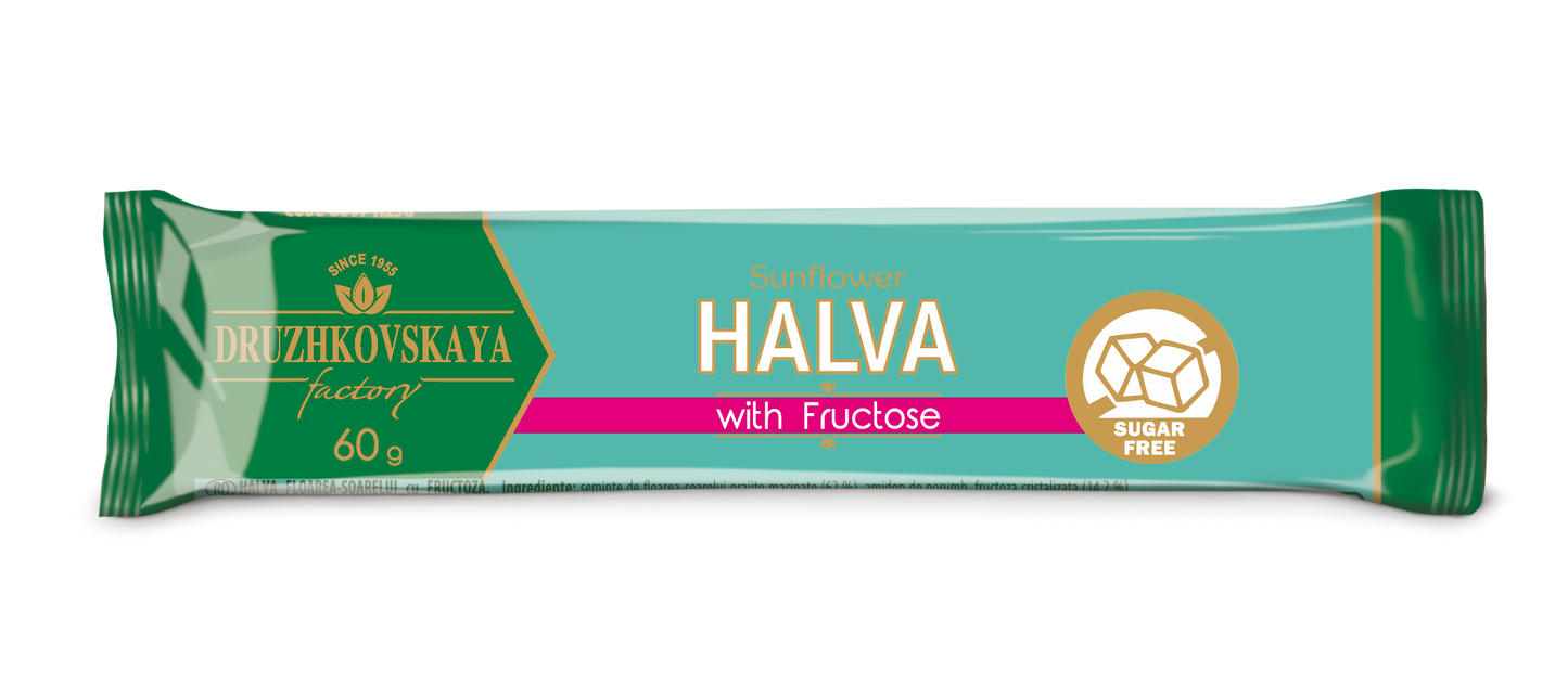 Sunflower Halva on Fructose (sugar free) in Flow-pack, 60 g