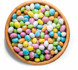 Dragee "Sweet Collection" Sea-Stones (Raisins in Colored Sugar) 2.5kg