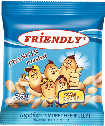Fried Peauts Salted "FRIENDLY"